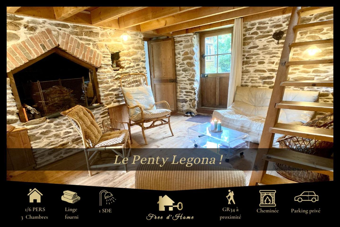 Penty Legona, Authentique Et Chaleureux, 2-6 Pers Villa Moelan-sur-Mer Exterior photo